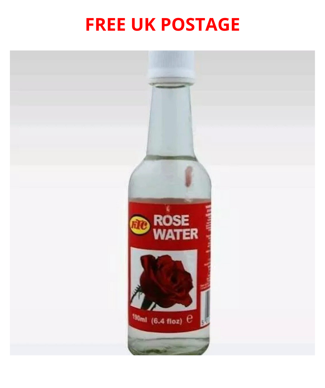 Pure Rose Water for Skin Cleansing Toning Moisturising 200ml detox therapy heals