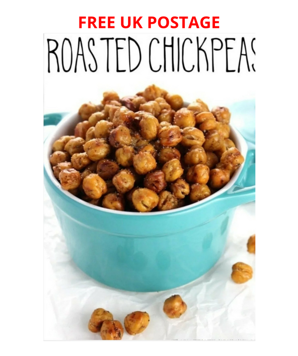 Roasted Chick Peas 400g mineral and protein rich healthy crunchy snack and tasty