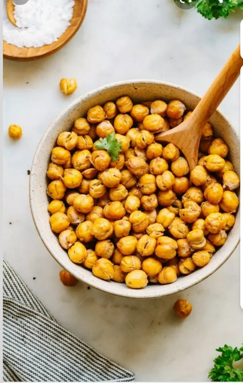 Roasted Chick Peas 400g mineral and protein rich healthy crunchy snack and tasty