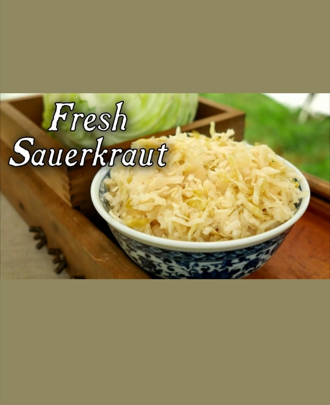 Sauerkraut unpasteurised probiotic 800g of premium goodness.